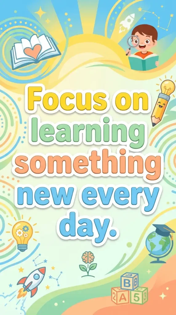 child motivation thought of the day for children image