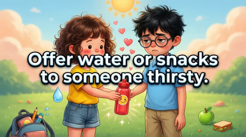 kindness thought of the day for kids image