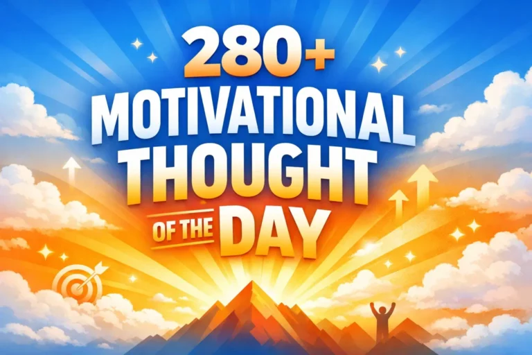 280+ Motivational Thought of the Day