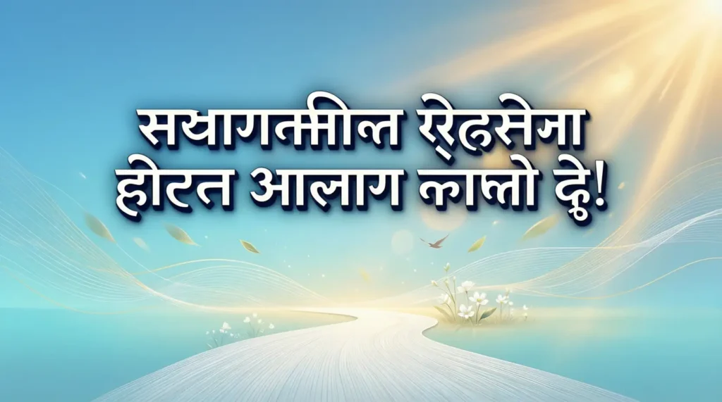 positive thought of the day in hindi image