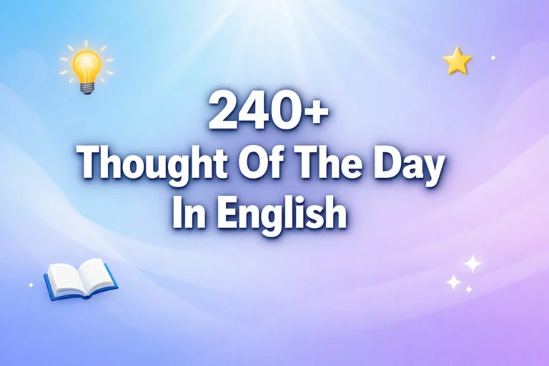 thought of the day in english image