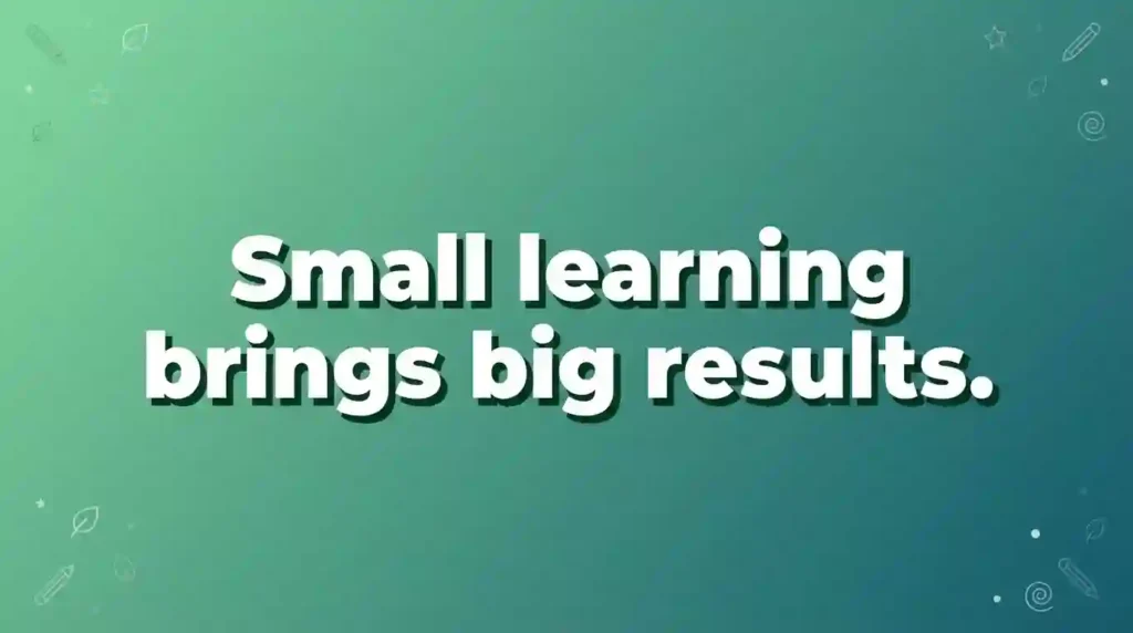 education small thought of the day image