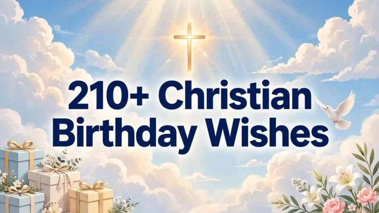 210+ Christian Birthday Wishes to Bless Someone With God’s Love 210+ Christian Birthday Wishes to Bless Someone With God’s Love