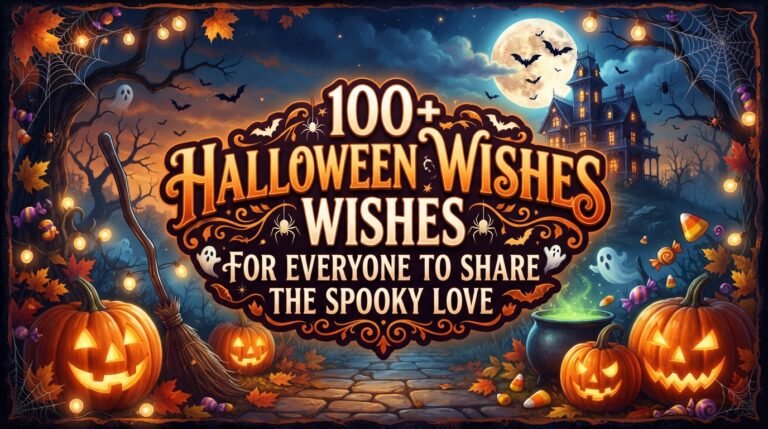 100+ Halloween Wishes for Everyone to Share the Spooky Love