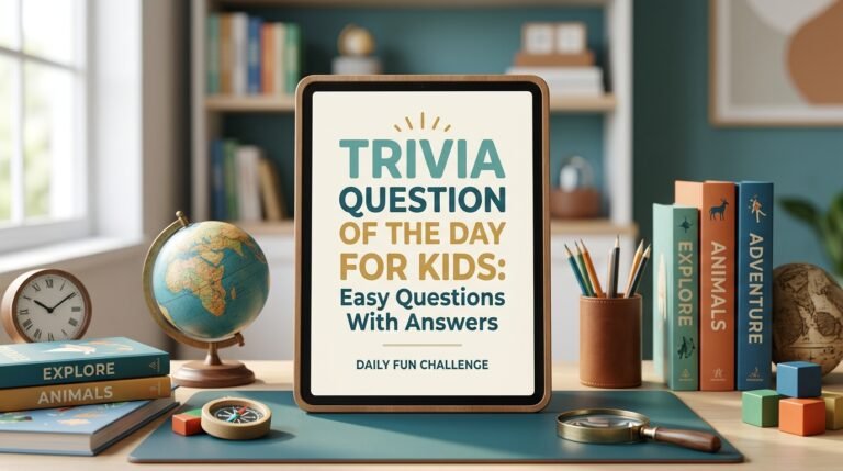 Trivia Question of the Day for Kids: Easy Questions With Answers Trivia Question of the Day for Kids: Easy Questions With Answers