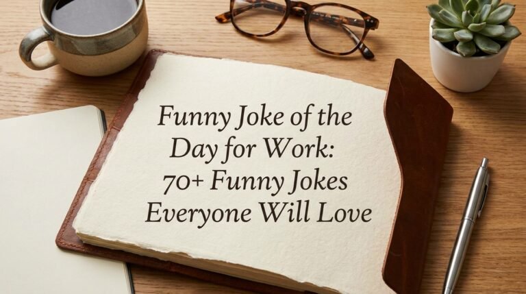 Funny Joke of the Day for Work: 70+ Funny Jokes Everyone Will Love Funny Joke of the Day for Work: 70+ Funny Jokes Everyone Will Love