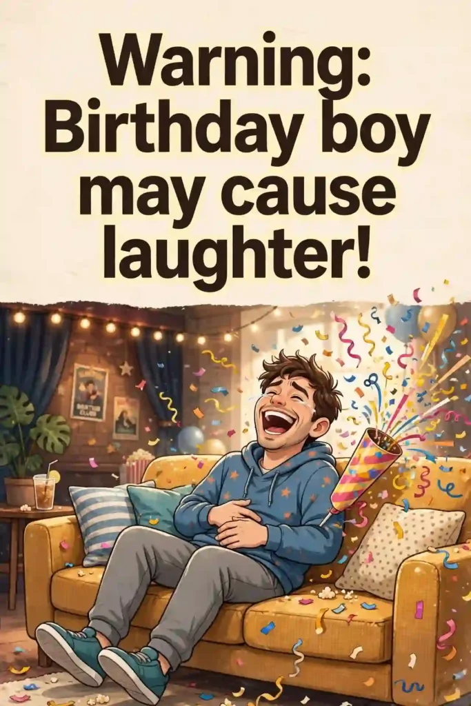 9. Funny Birthday Quotes for Brother