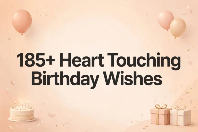 185+ Heart Touching Birthday Wishes for Your Favorite Person 185+ Heart Touching Birthday Wishes for Your Favorite Person