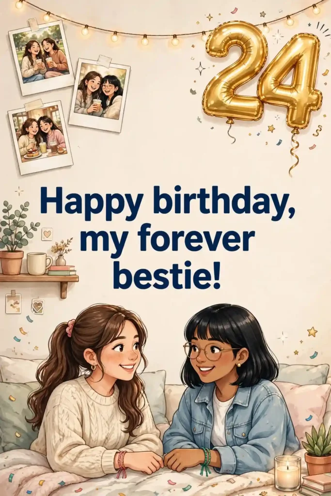 Simple Birthday Wishes for Best Friend
