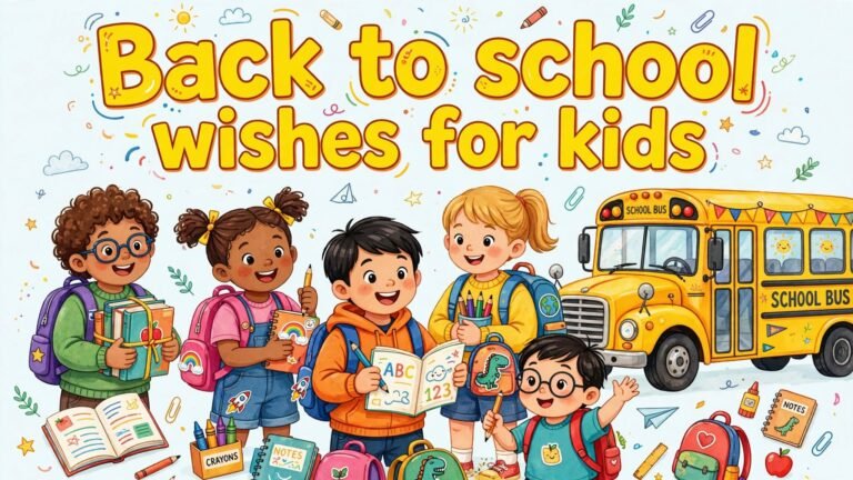 100+ Back to School Wishes for Kids to Start the New Year With a Smile