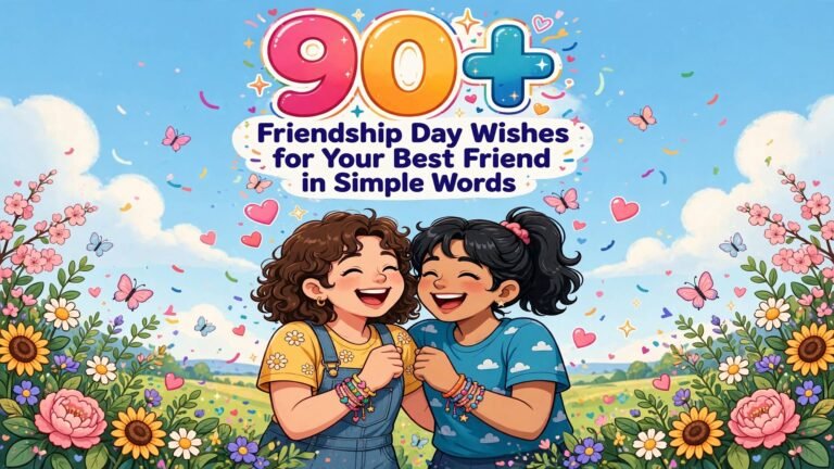 90+ Friendship Day Wishes for Your Best Friend in Simple Words 90+ Friendship Day Wishes for Your Best Friend in Simple Words