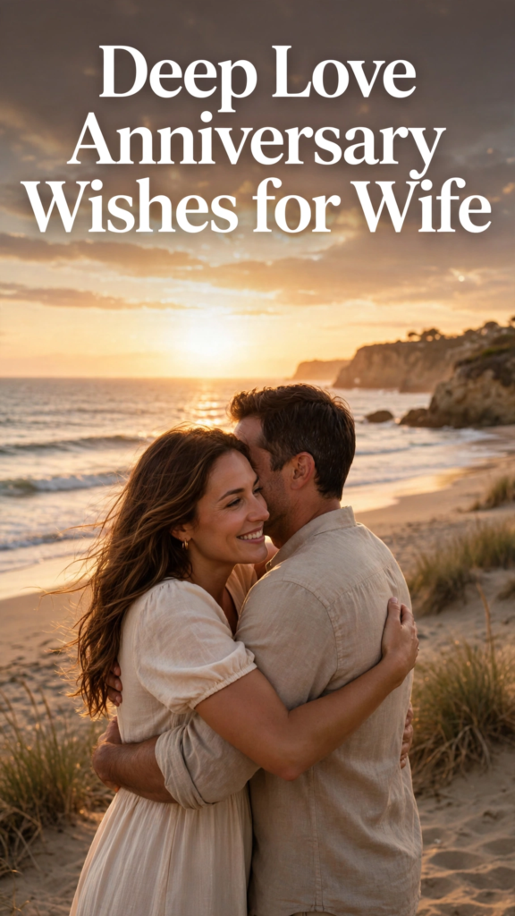 Deep Love Anniversary Wishes for Wife