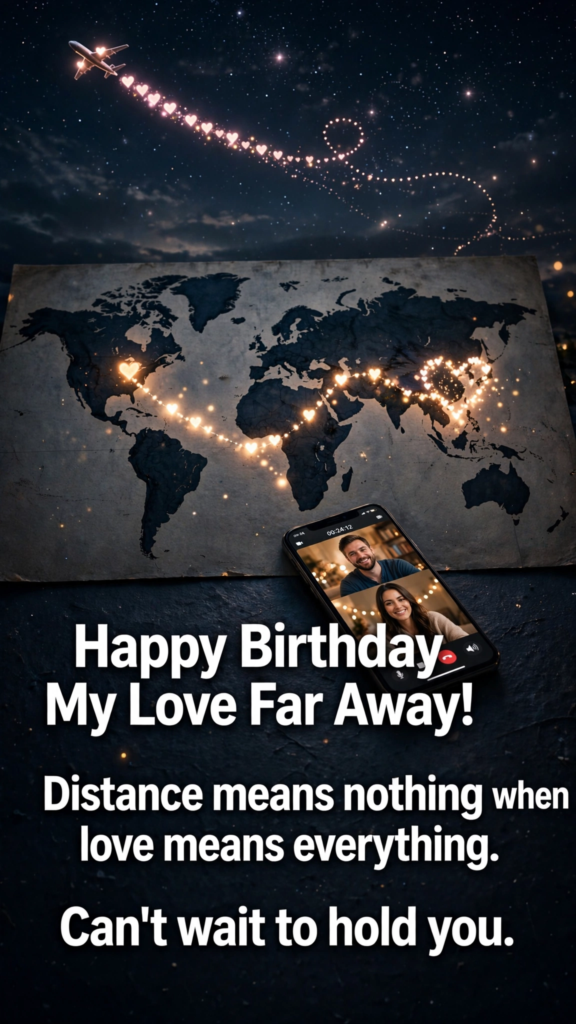 Birthday Wishes for a Long-Distance Girlfriend