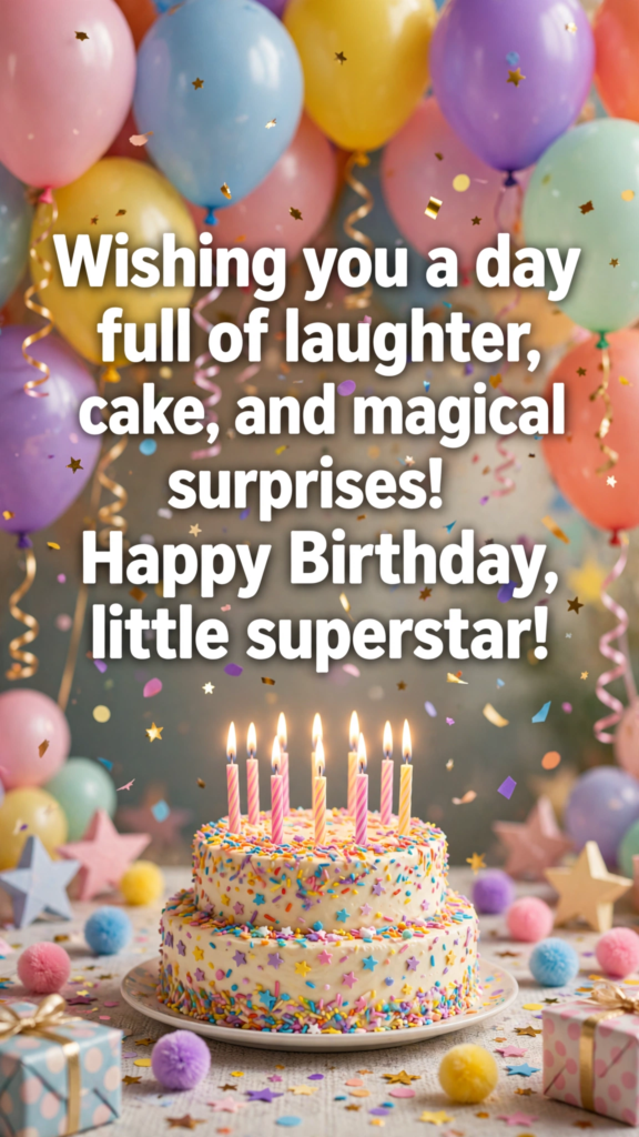 Birthday Wishes for Little Boys