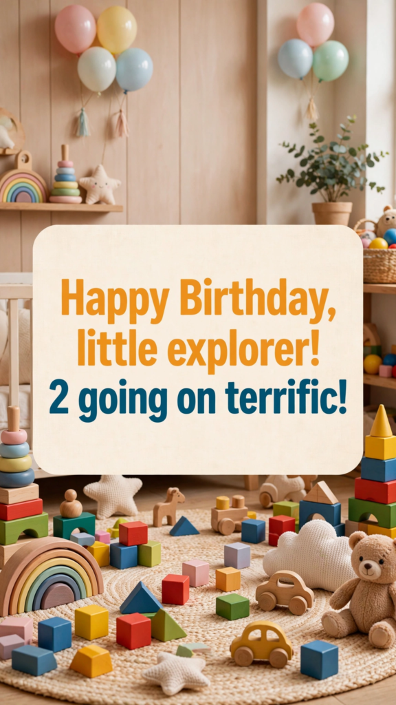 Birthday Wishes for Toddlers