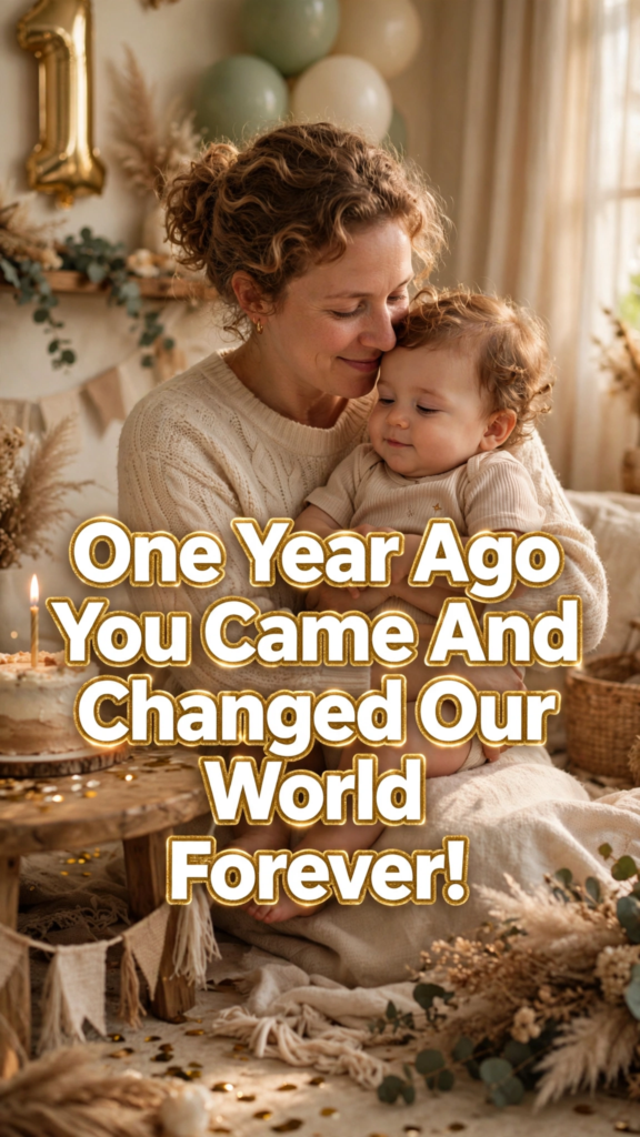 Emotional First Birthday Wishes for Little One