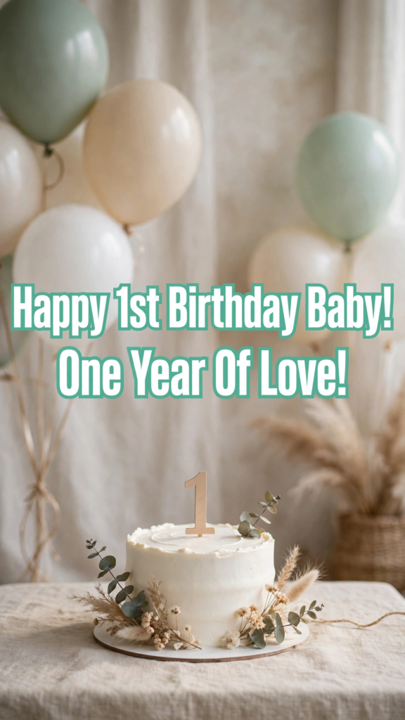 Blessings and Prayers for a Baby’s First Birthday