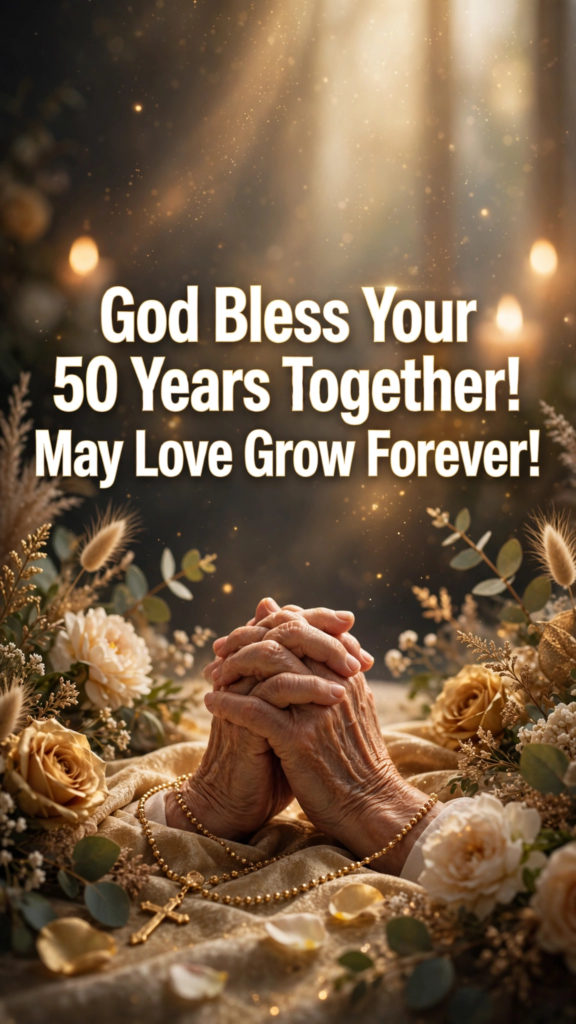 50th Wedding Anniversary Wishes for a Couple