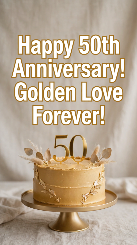 Heartfelt 50th Wedding Anniversary Wishes