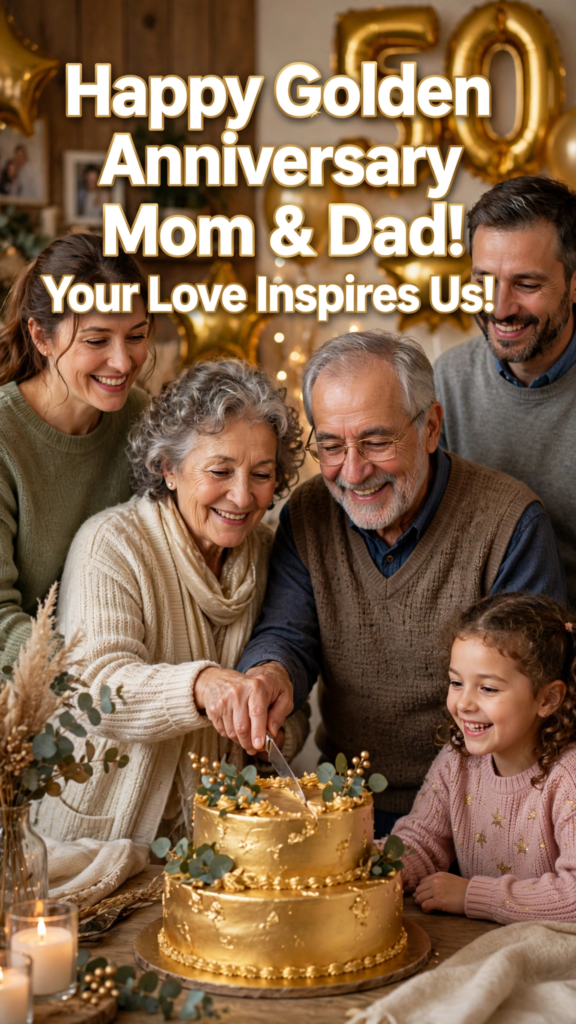 Short 50th Wedding Anniversary Wishes
