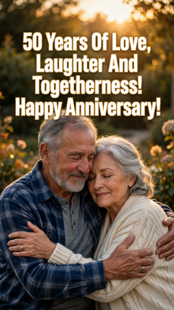 50th Wedding Anniversary Wishes for Friends