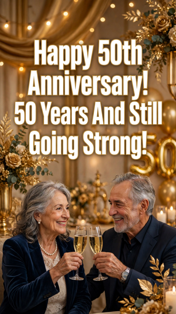 50th Wedding Anniversary Wishes for Grandparents