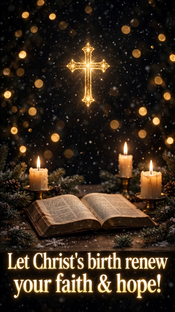 Bible-Inspired Merry Christmas Wishes