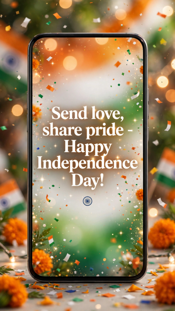 Happy Independence Day India Wishes for WhatsApp