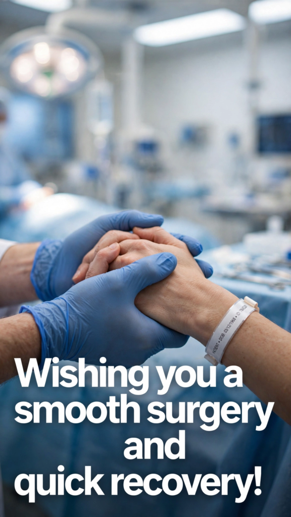 2. Short Well Wishes for Surgery and Quick Recovery