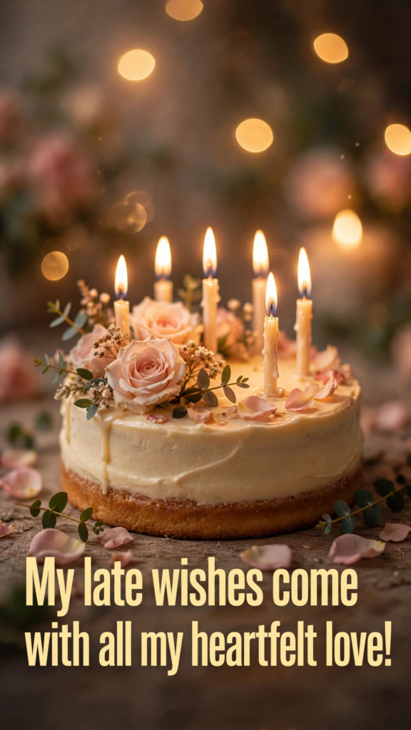 4. Late Birthday Wishes for Sister