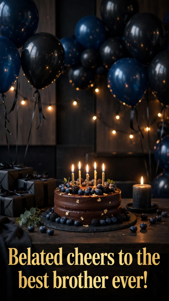 5. Late Birthday Wishes for Brother