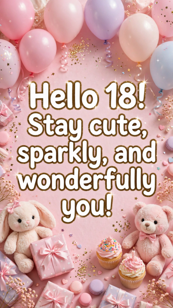Heartfelt 18th birthday wishes
