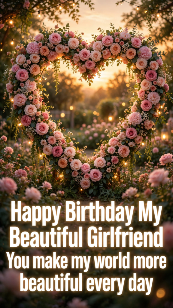 3. Heartfelt Birthday Wishes for Your Girlfriend