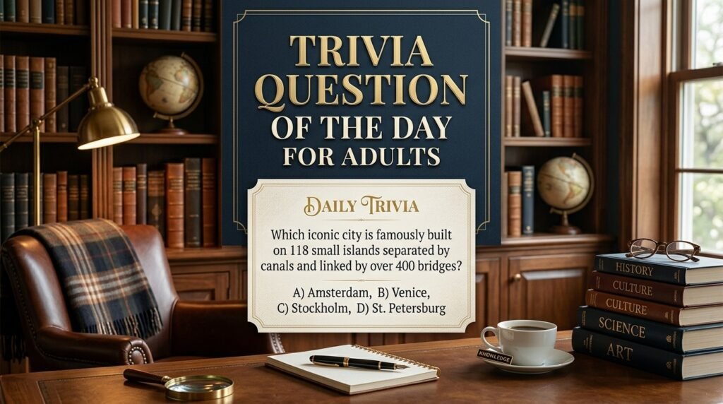 Trivia question of the day for adults