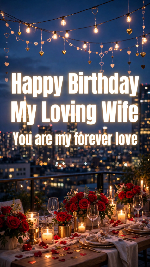 5. Loving Birthday Wishes for Your Wife