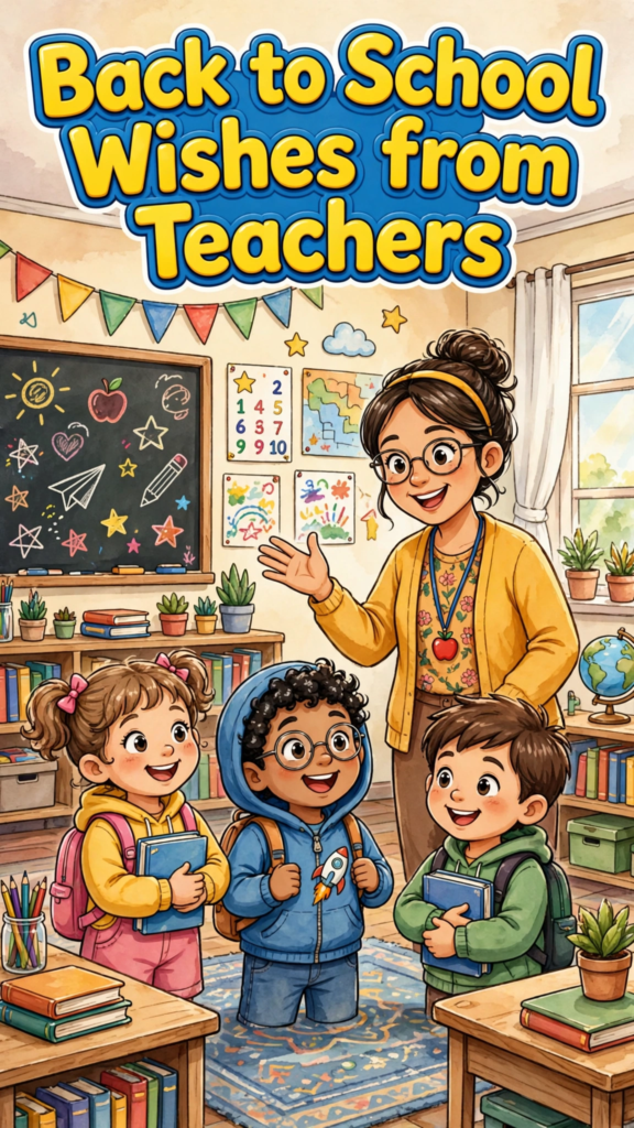 Back to School Wishes from Teachers