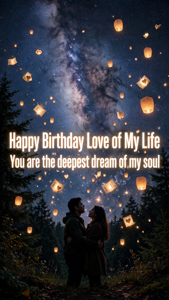 10. Deep Birthday Wishes for the Love of Your Life