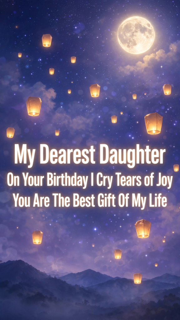 3. Emotional Birthday Wishes for Daughter