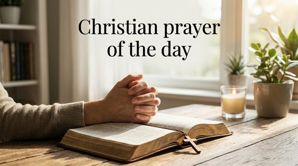 Christian prayer of the day