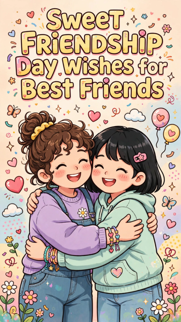 Sweet Friendship Day Wishes for Best Friends