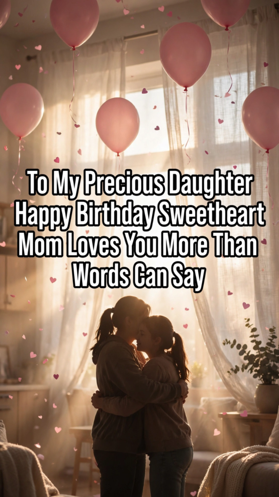 4. Birthday Wishes for Daughter From Mom