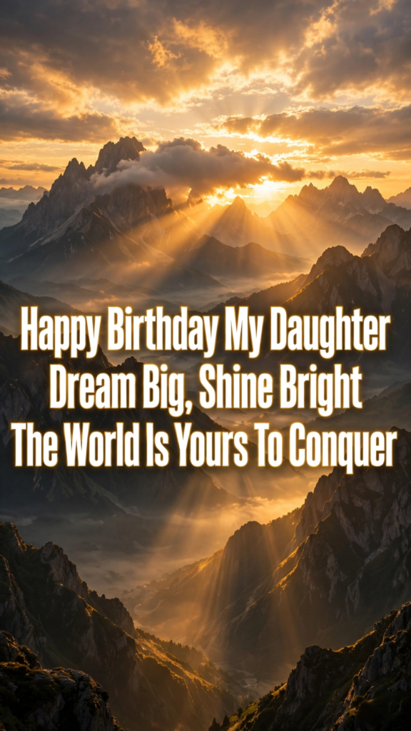 8. Inspirational Birthday Wishes for Daughter