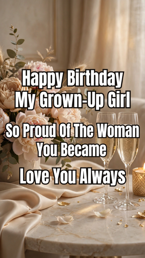 9. Birthday Wishes for Adult Daughter