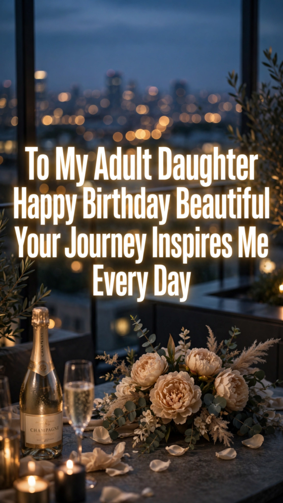 9. Birthday Wishes for Adult Daughter