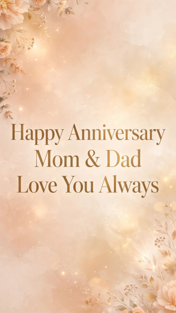 Short Anniversary Wishes for Parents