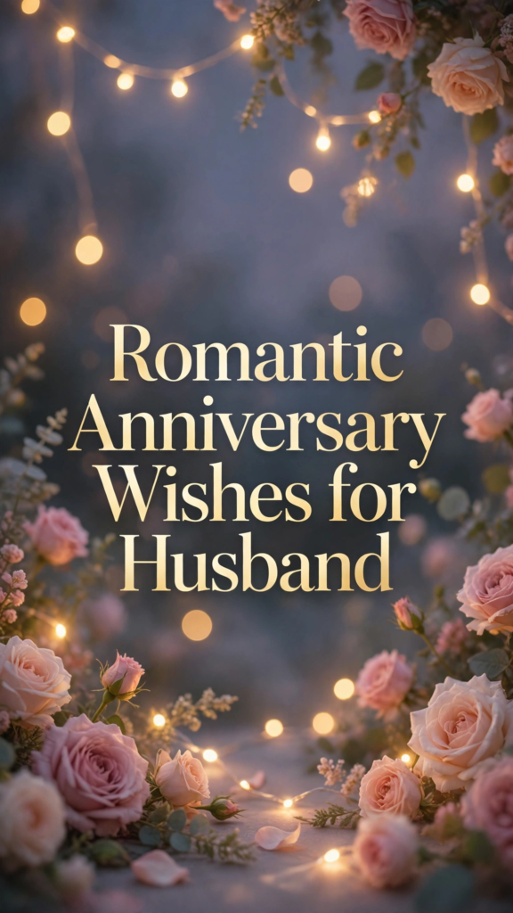 Romantic Anniversary Wishes for Husband