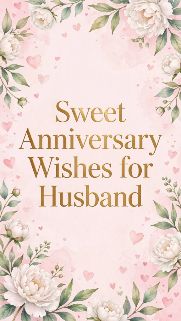 Sweet Anniversary Wishes for Husband