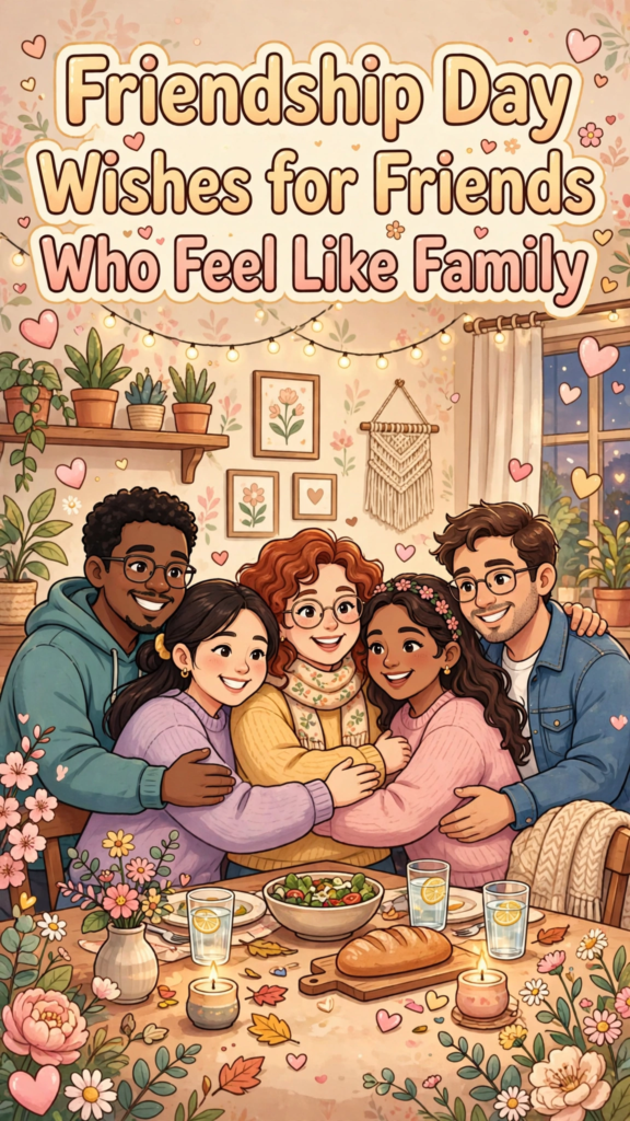 Friendship Day Wishes for Friends Who Feel Like Family