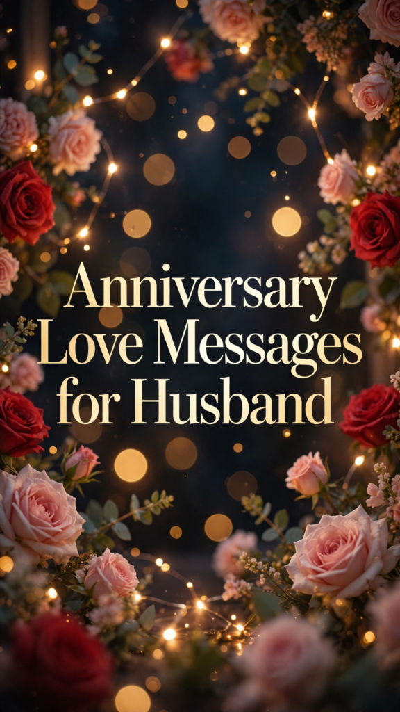 Anniversary Love Messages for Husband