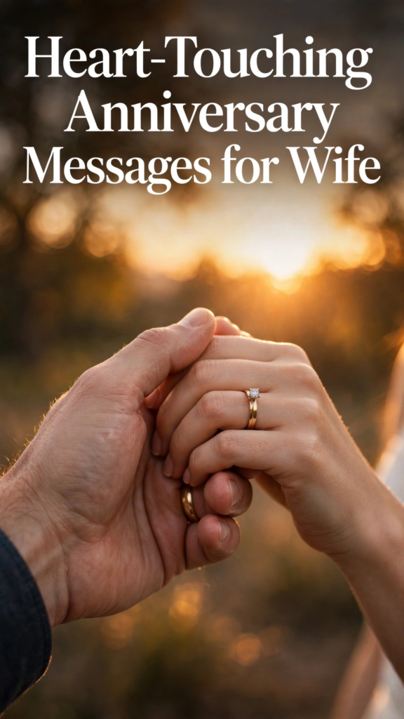 Heart-Touching Anniversary Messages for Wife